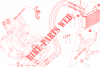 RADIADOR DE ACEITE para Ducati Multistrada 1200 S Pikes Peak 2014