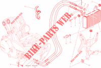 RADIADOR DE ACEITE para Ducati Multistrada 1200 S Touring 2013