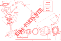 CILINDROS   PISTONES para Ducati Diavel 1200 Carbon 2014