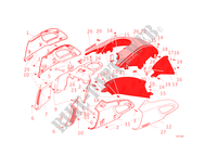 CUBIERTA DESPOSITO para Ducati Diavel Carbon 2013