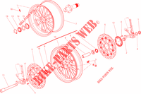 RUEDAS para Ducati Diavel 1200 Strada 2014