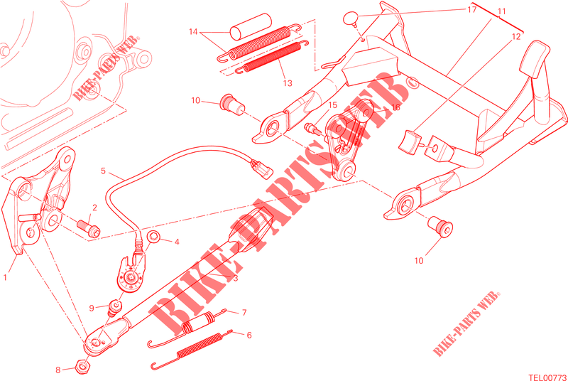 CABALLETTE para Ducati Hyperstrada 2014
