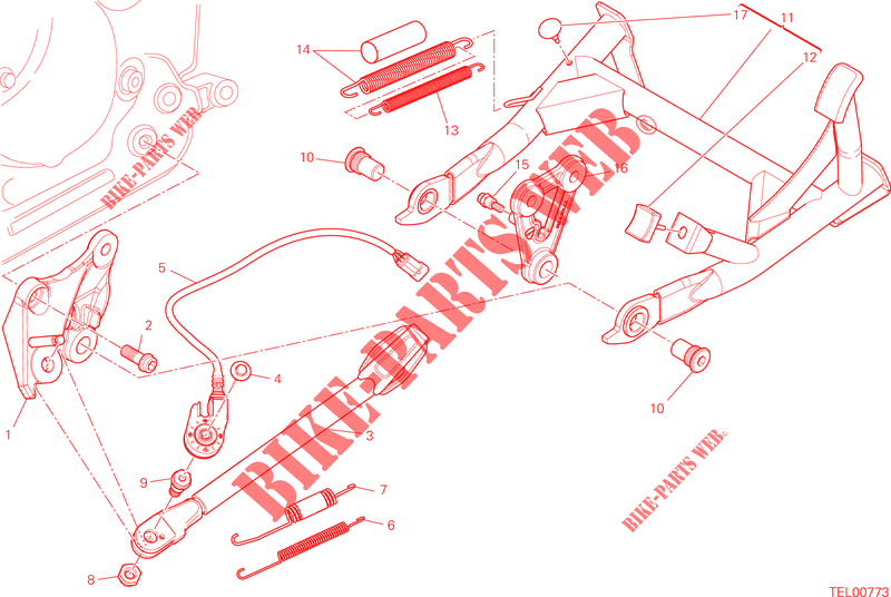 CABALLETTE para Ducati Hyperstrada 2013