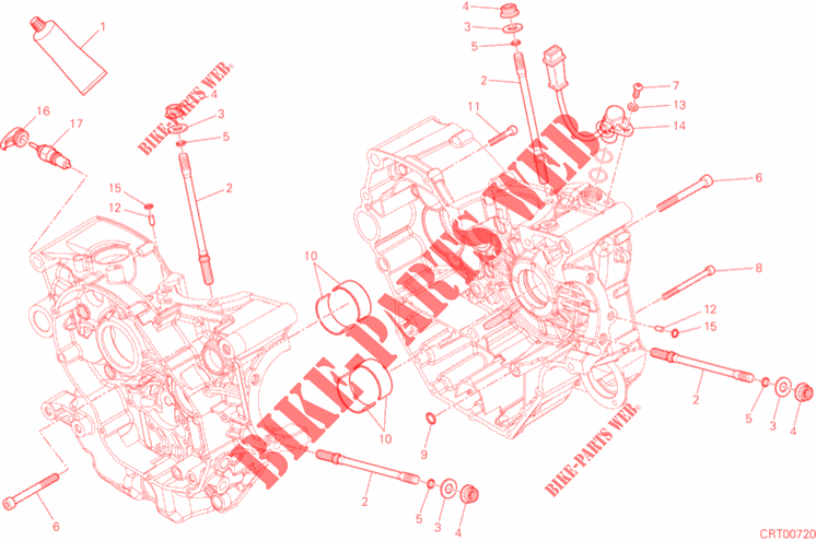 CARTER CIGÜEÑAL para Ducati Hyperstrada 939 2016