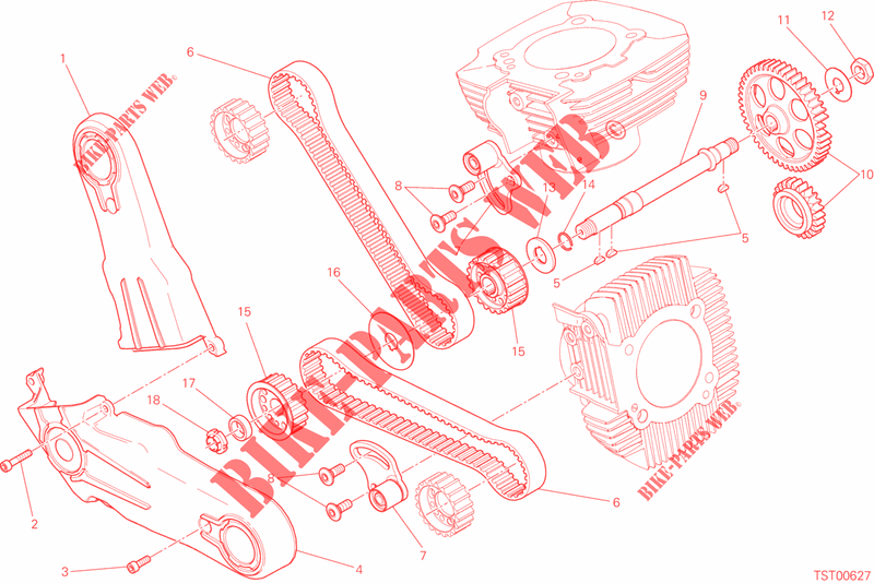 DISTRIBUCIÓN para Ducati Scrambler 800 Icon 2019