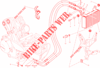 RADIADOR DE ACEITE para Ducati Multistrada 1200 S TOURING D-AIR 2014
