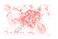 CONJUNTO DE CABLES para Ducati Monster 1200 2015