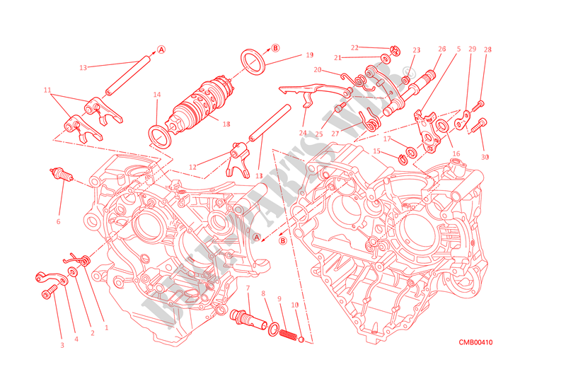 MANDO CAMBIO para Ducati Monster 1200 2015