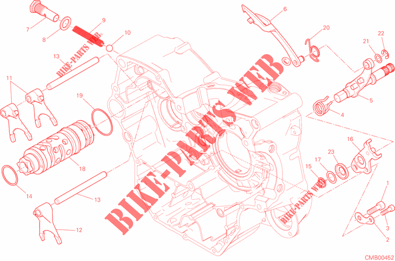 SELECTOR CAMBIO para Ducati Monster 797 2020