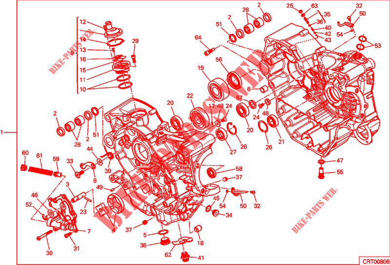 CARTER CIGÜEÑAL para Ducati Hypermotard 950 2019