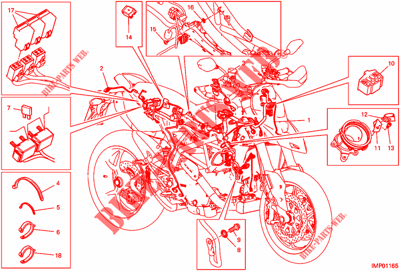 INSTALACION ELECTRICA para Ducati Hypermotard 950 2019