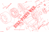 CUBIERTA / GENERADOR para Ducati Scrambler Flat Track Pro 800 2016