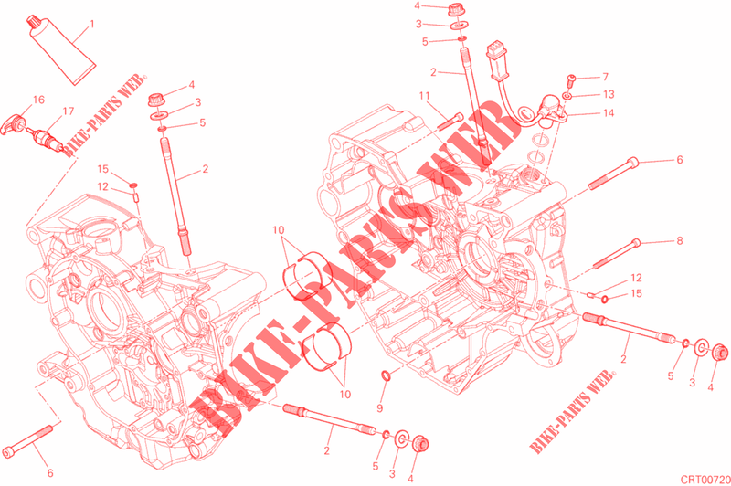 CARTER CIGÜEÑAL para Ducati Hypermotard 939 2016