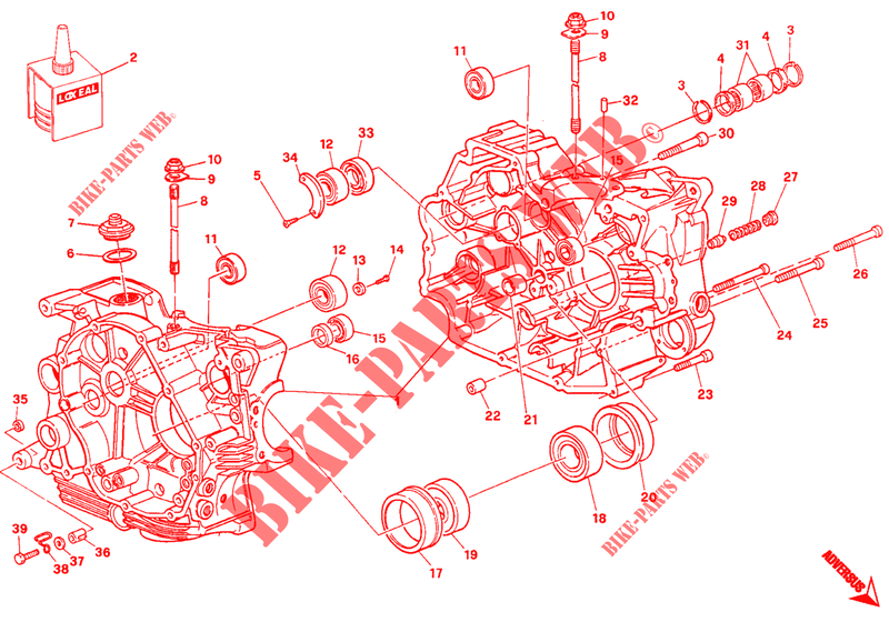 SEMICÁRTERES para Ducati Monster 400 1995