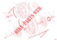 RUEDAS para Ducati Monster 796 ABS 2012