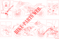 ETIQUETA DE PRECAUCIÓN para Ducati Supersport 939 2020