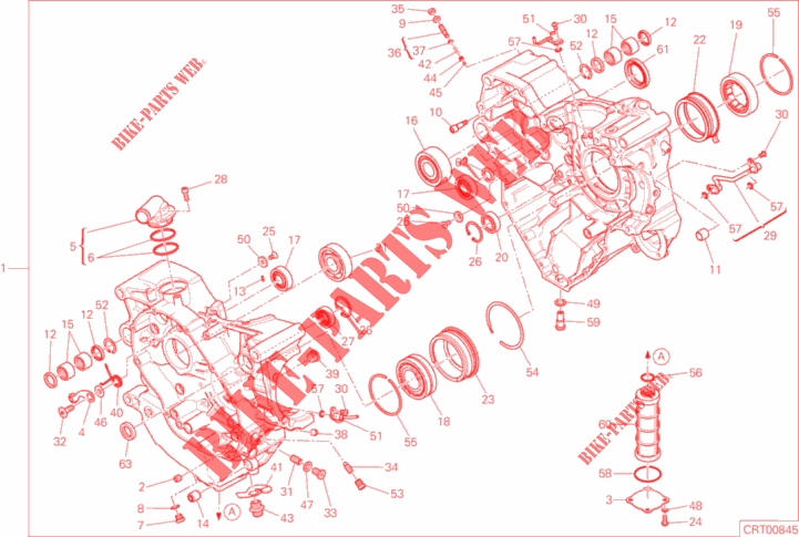 CARTER CIGÜEÑAL para Ducati XDiavel Sport Pack 2021